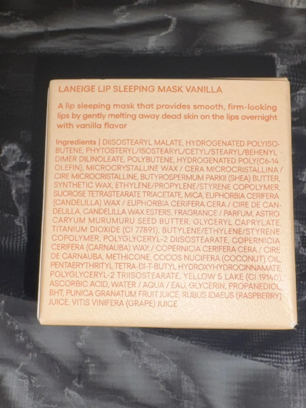 Lip Sleeping Mask  - VANILLA